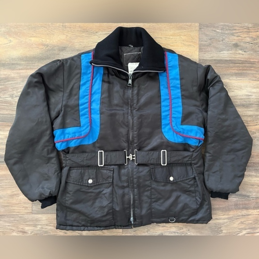 1980s Vintage Snowmobile Winter Jacket Large